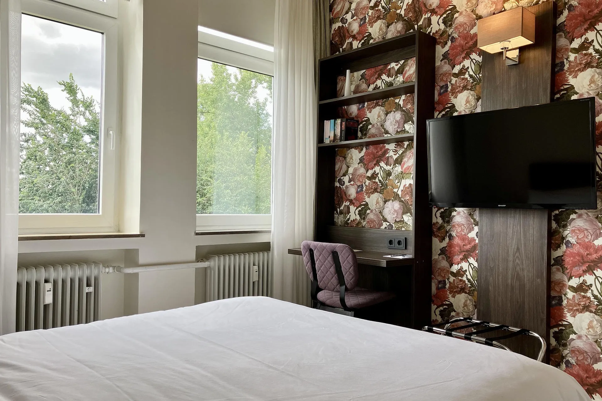 Doppelzimmer mit direktem Rheinblick...